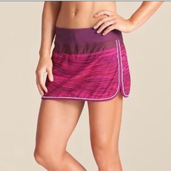 Athleta Ramp It Up Pink Space Dye Skort Size 2 - Picture 4 of 5